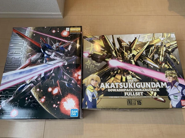 gundam MG Force Impulse Gundam, 1/100 Akatsuki Gundam 2 piece set No.52