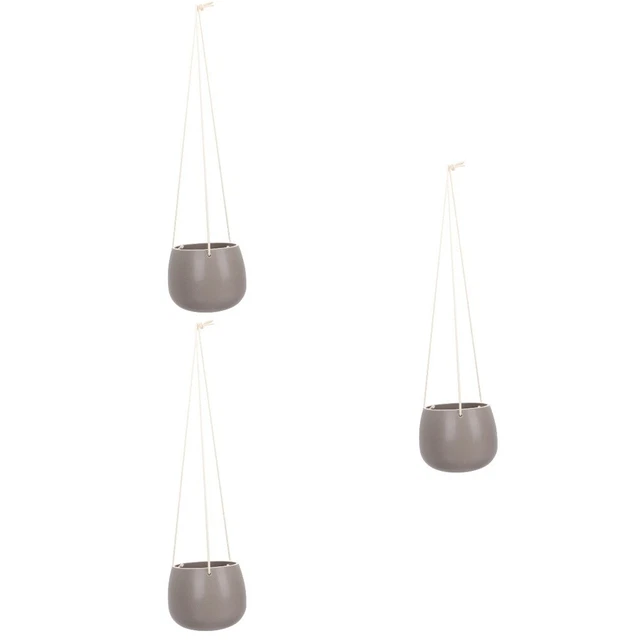 3x Keramik Hängenden Pflanzer Hängenden Garten Pflanzer Innen Hängen Töpfe