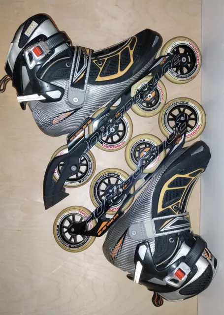 ROLLERBLADE tempest 100 speed inline skates speedskates Gr. 43, 100 mm Rollen