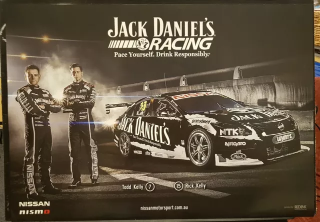 V8 Supercars Poster x3 : NISSAN :Jack Daniels Racing