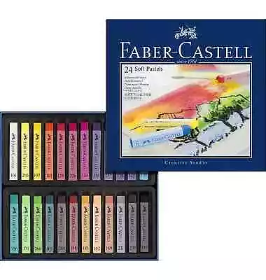 FABER-CASTELL Softpastellkreiden STUDIO QUALITY, 24er Etui