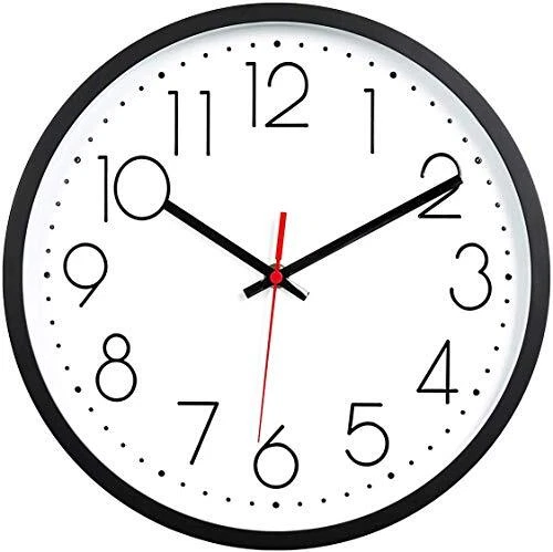 Lawei - Orologio da parete silenzioso al quarzo, di alta qualità, facile (A7W)