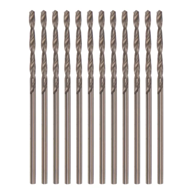 12pcs Cobalt Drill Bits 1.4mm M35 Twist Drill Bit Straight Jobber Drill Bits