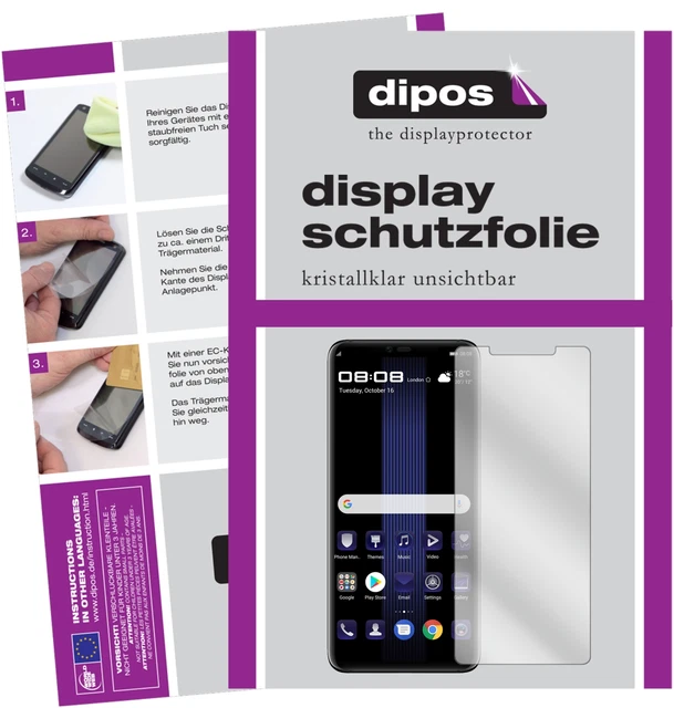 Lot De 3 Films Protection Écran Huawei Porsche Design Mate 20 RS - Transparent PET