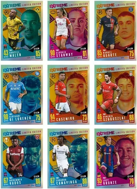 Match Attax Extra 23/24 Limited 100 Club Black Edge Heritage Kings Energy Cards 2