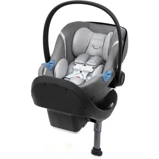Cybex Gold Anton M W/ Avec/Con Sensor Safe Infant Car Seat-Rear Facing-Grey