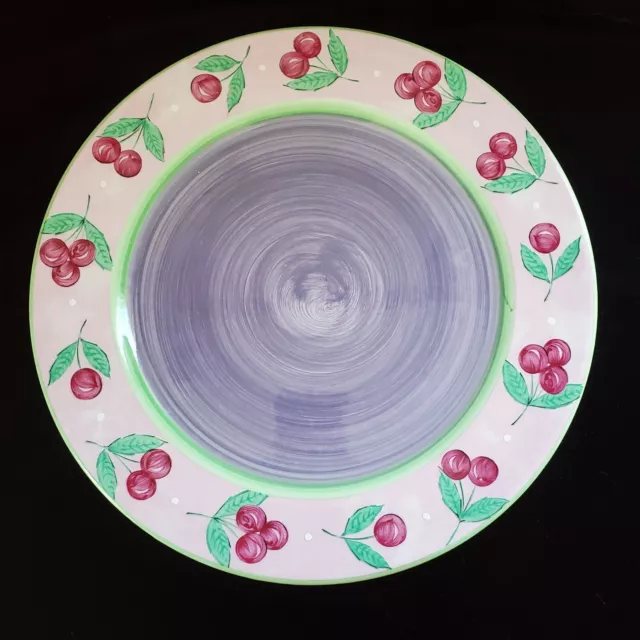 Essex Collection Fruit Punch Cherries Dinner Plate Heather Outlaw Kurpis