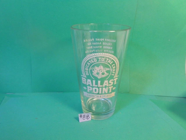 Ballast Point/Dedicated To The Craft Beer Glass (Used/EUC)