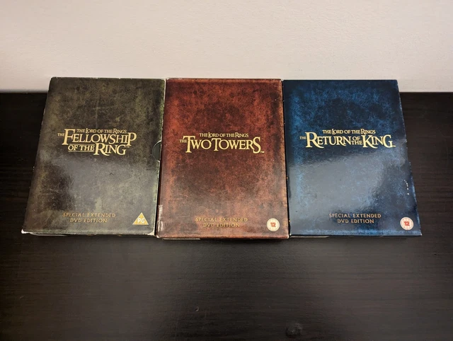 THE LORD OF the Rings Trilogy Extended Versions DVD Special Edition EUR