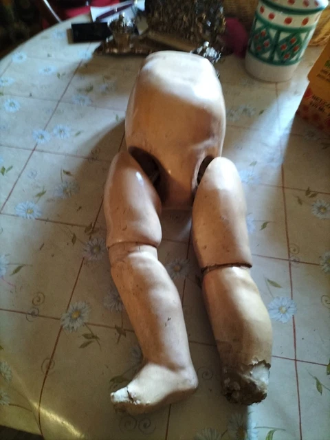 ENORME CORPS  Ancienne poupée / BRAS JAMBES VETEMENT SFBJ BRU JUMEAU