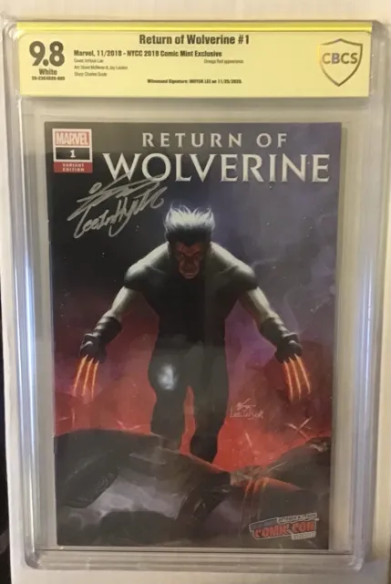 Return of Wolverine #1 - CBCS 9.8 - Signed Inhyuk Lee - Marvel - 2018
