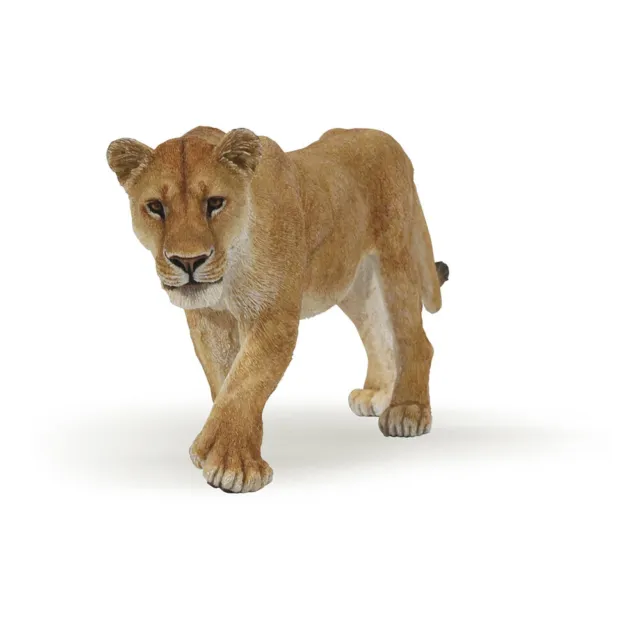 PAPO Wild Animal Kingdom Lioness Toy Figure, Tan (50028)