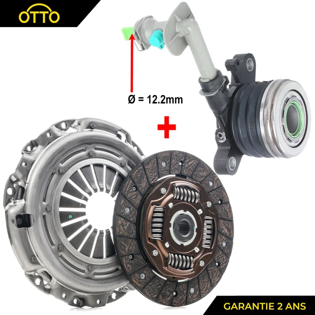 Kit Embrayage Complet 4 Pièces Pour Duster 1.5 DCi 4x4 109-110ch - Volant Moteur Ø230mm, Butée Hydraulique, Références 306202899R