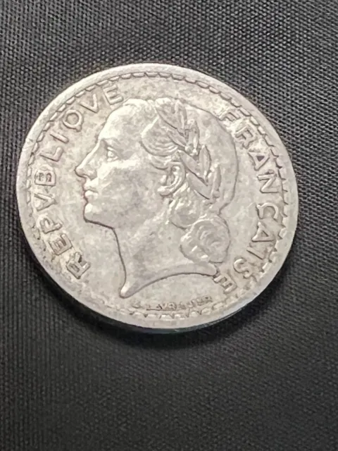 1946 France 5 Francs Coin