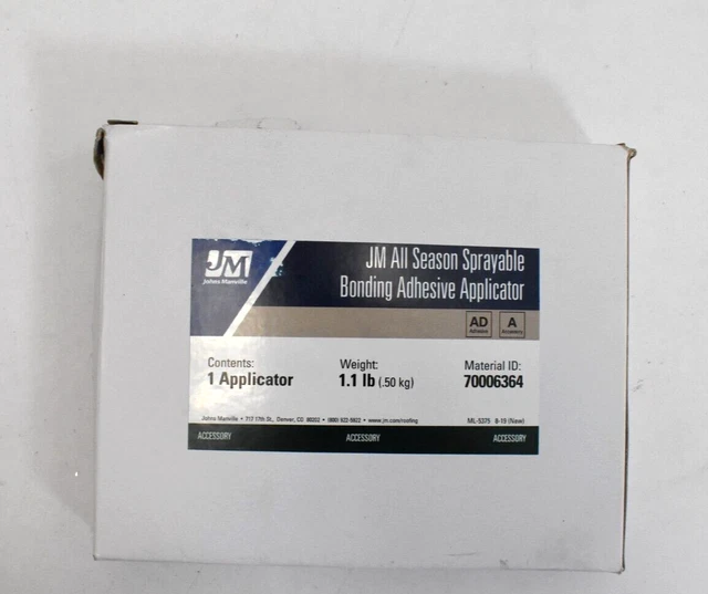 JOHN MANVILLE ALL Season Sprayable Bonding Adhesive Applicator 70006364