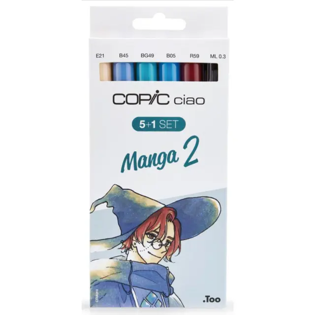 Marker ciao, 5+1 Set 'Manga 2' COPIC 22075557 (4013695261416)
