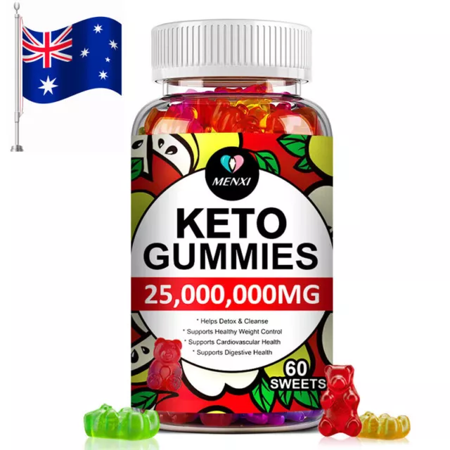 Advanced Weight Loss Keto Gummies Ketone Fat Burner Dietary Supplement 60 Gummy