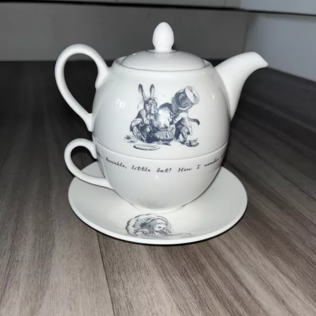 Whittard Of Chelsea Tea For One Alice In Wonderland Mad Hatters Tea Party Unused