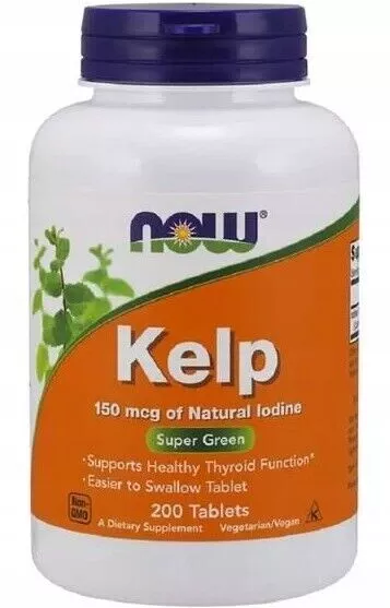 Kelp Organico 200 Tabletas Fuente De Yodo