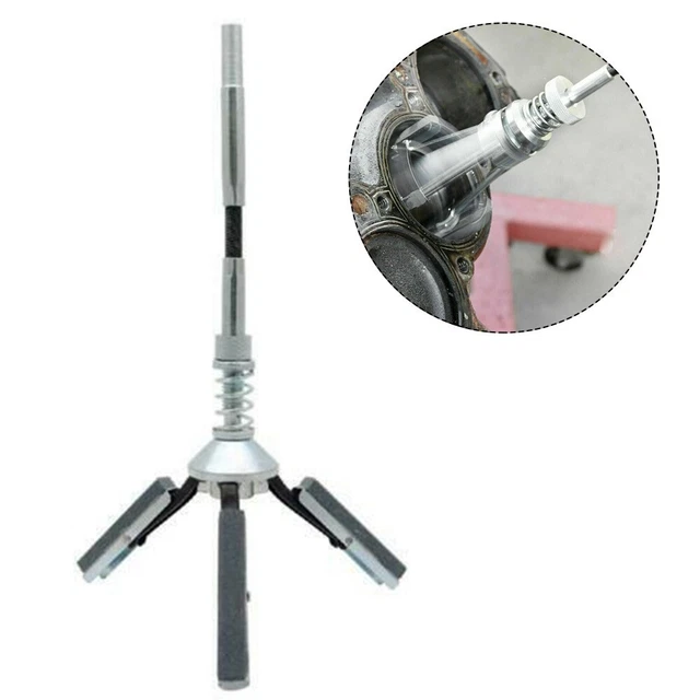 Outil De Rodage De Cylindre 3 Mâchoires - Arbre Flexible Hone Moteur 50-170 Mm (2-6.7 Pouces) - Enlèvement Carbone & Rodage Auto/Moto