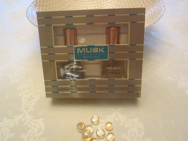 Musk By Chaz Set: Cologne 1 Oz And A.m Splash 1 Oz