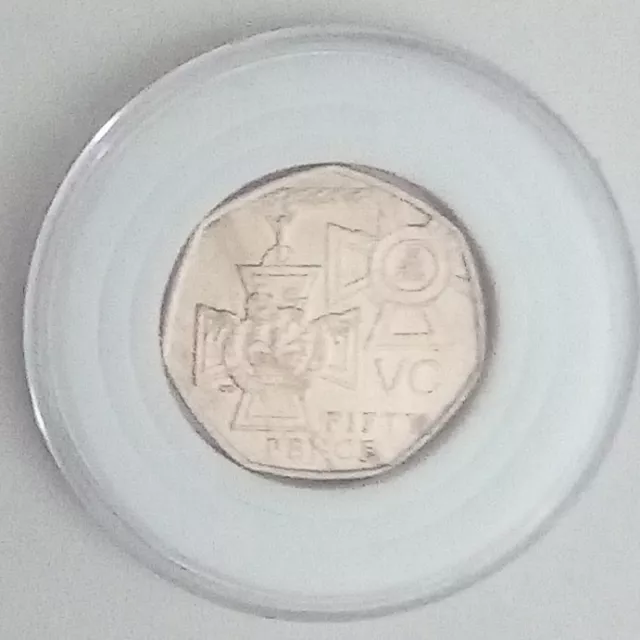 VERY RARE 2006 Victoria Cross 50p Coin VC Fifty Pence Includes Coin Holder UK