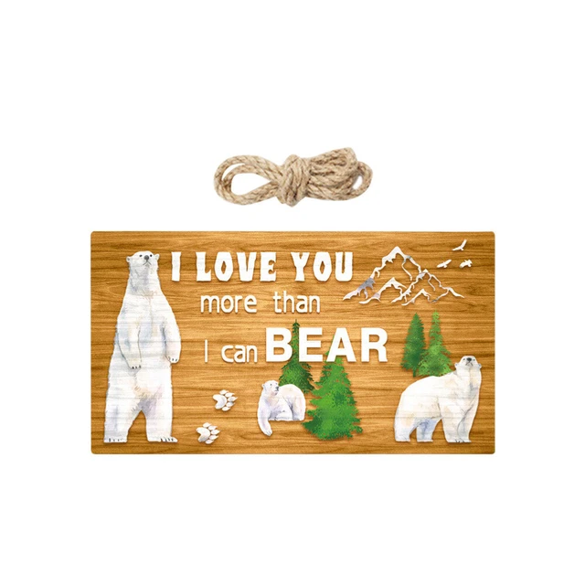 Letreros colgantes de pared animal tablero de madera colgante corona decoración leñosa placa decoración