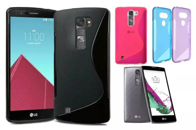 Pour LG G4 Mini LG G4c S LINE Lisse Silicone Étui En Gel TPU Anti-dérapant Prise