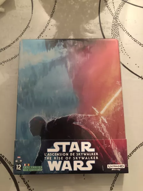 star wars l'ascension de skywalker Steelbook Blu Ray 4k Édition FR Comme Neuf