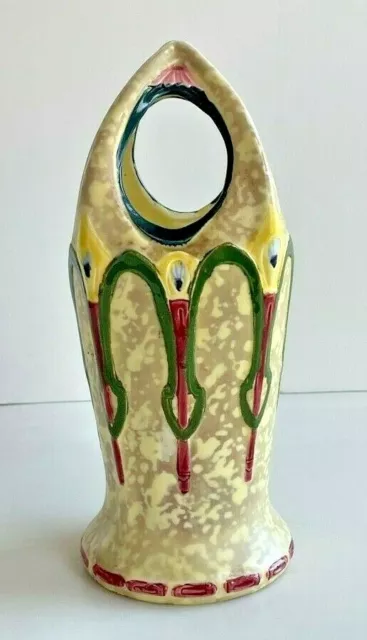 Art Nouveau Amphora? Pottery Vase.