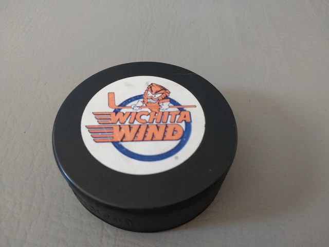 Vintage Chl Wichita Wind Decal Game Hockey Puck Made In Czechoslovakia Vintage Chl Wichita Wind Decal Game Hockey Puck Made In Czechoslovakia