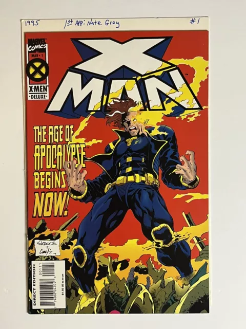 X-Man #1 Marvel Comics 1st Appearance Nate Grey "Age of Apocalypse" 1995