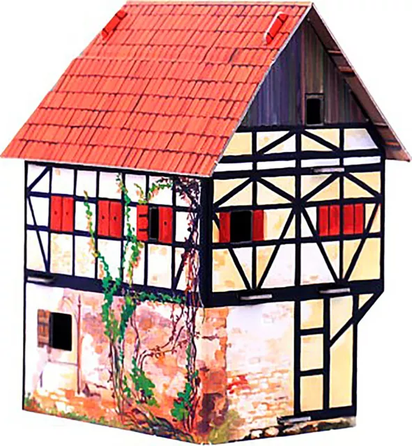 3d Puzzle KARTONMODELLBAU Papier Modell Geschenk Idee Spielzeug Taverne 2