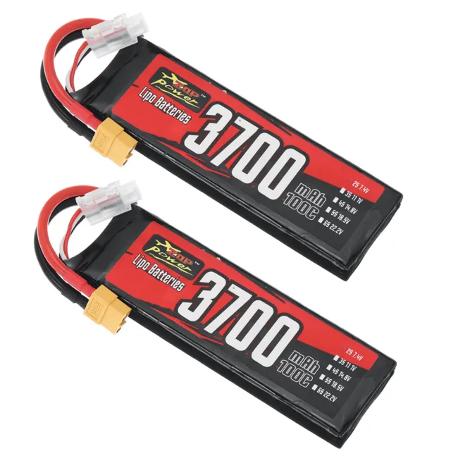 Gens ace Rx Battery LiPo 2S 7.4V 2700 (JR plug) Hump GE6-270