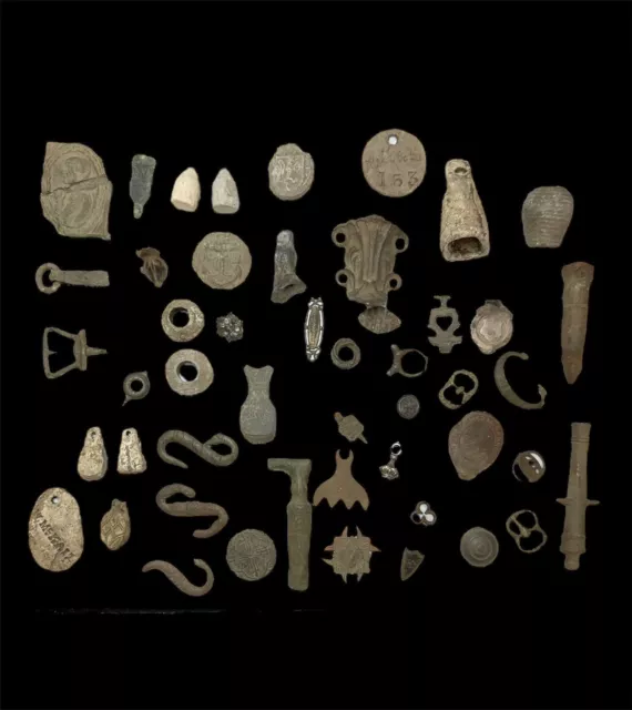 metal detecting finds Job Lot Medieval Roman And More