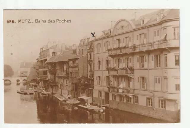 METZ  - Moselle - CPA 57 - Les Roches - Bains des Roches