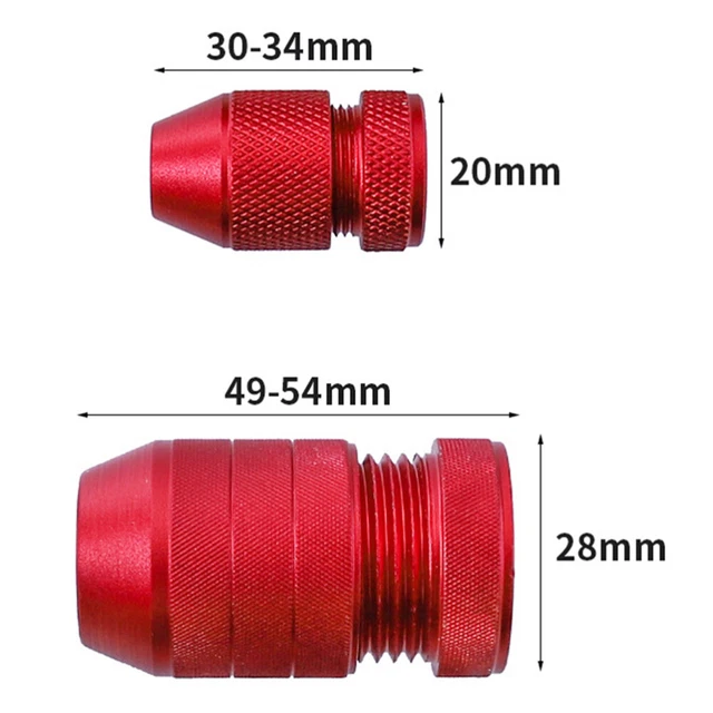 2 Pcs Drill Bit Collar Drill Stopper Step Drill Bit Metal 9