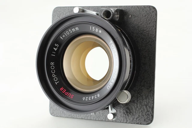 EXC++++ TOKYO KOGAKU Topcor P.S 10.5cm 105mm f/3.5 Lens From Japan