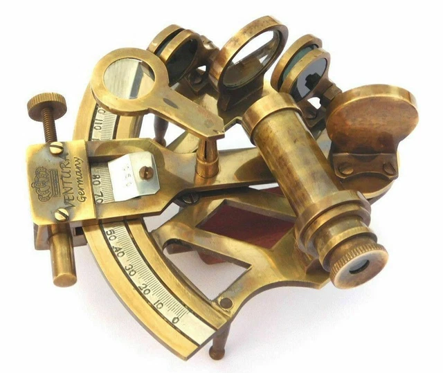 4" Brass Nautical Vintage Antique Collectible Decor Antique Sextant Handcrafted