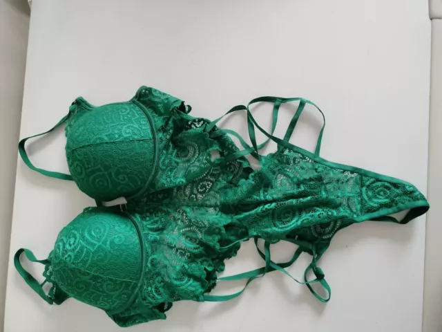 Bras N Things~Emerald Sexy Underwire Bodysuit~Lingerie~Girls~Teen~Gift~Present