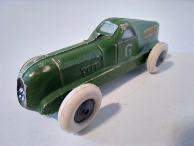 CIJ France - Renault Nervasport Voiture Record - Statuette Plâtre Et Farine - #2