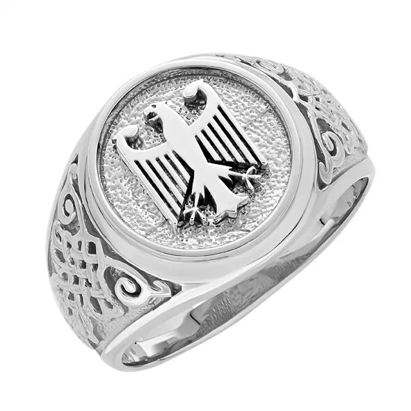 PicClick Silber blauem - Ring EUR MIT DE Zirkonia HERRENRING Stein SIEGELRING Herren 29,90 925