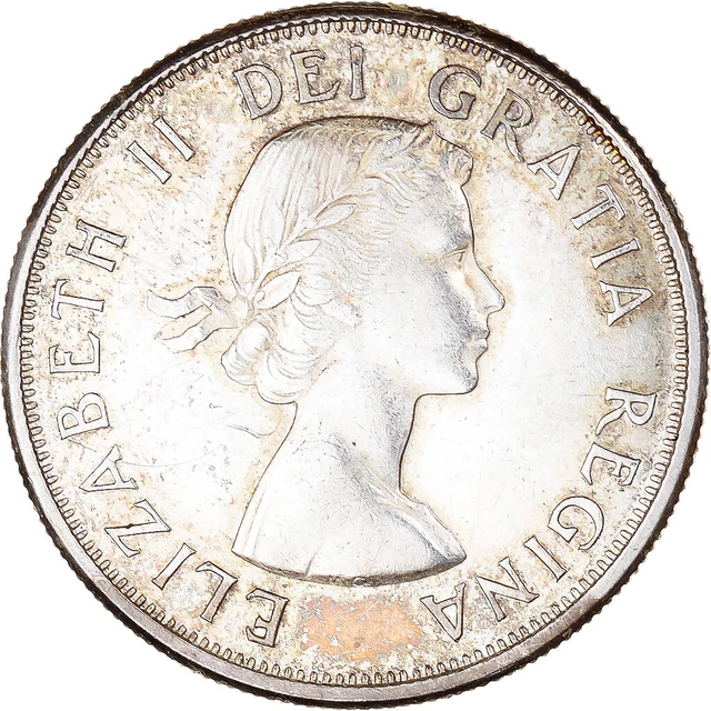 [#1149794] Coin, Canada, Elizabeth II, 50 Cents, 1963, Royal Canadian Mint, Ott,