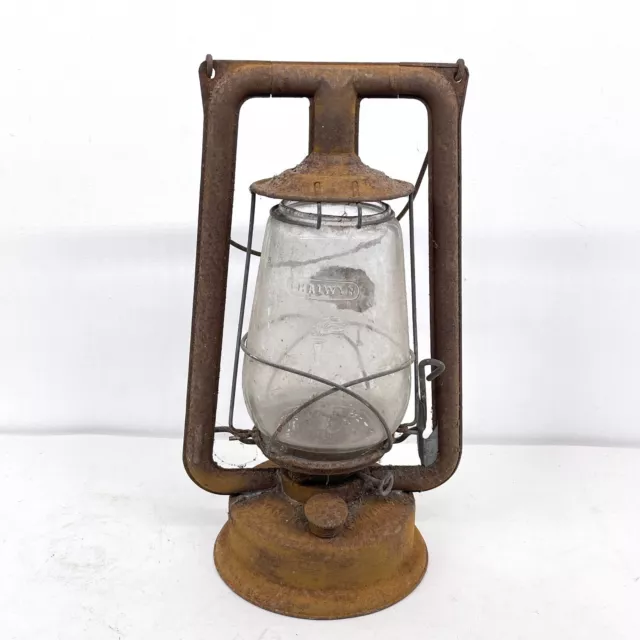 Vintage Chalwyn Hurricane Lantern Oil Lamp - Antique Lighting Collectible