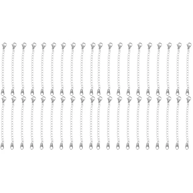 40 pz Collana Estensori Catena Bracciale Estensione Catena Portatile