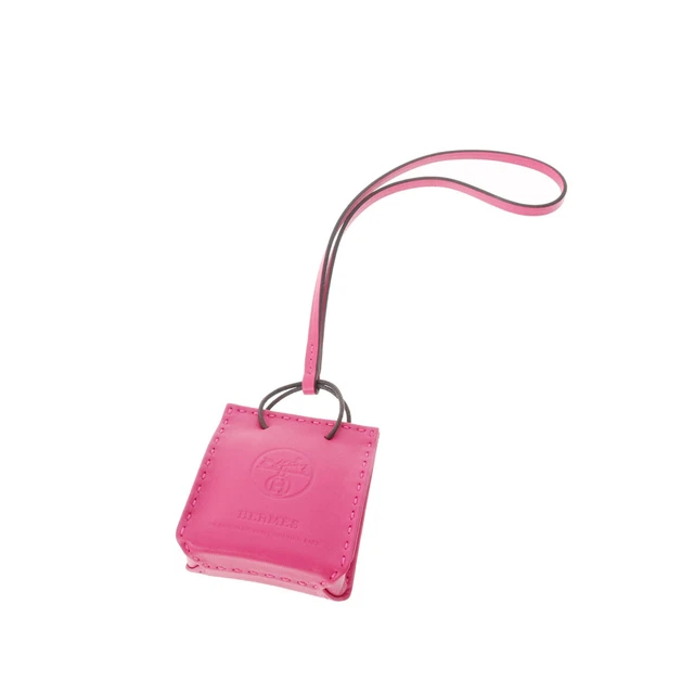 HERMES sac orange bag charm Rose mexico Accessories 800000109245000