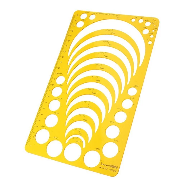 MODELLO DI RIGHELLO di disegno di plastica per la progettazione di ...