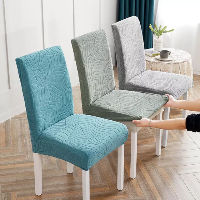 Elastic Dining Chair Cover Thick Jacquard Spandex Chair Cover for Dining Room#EL