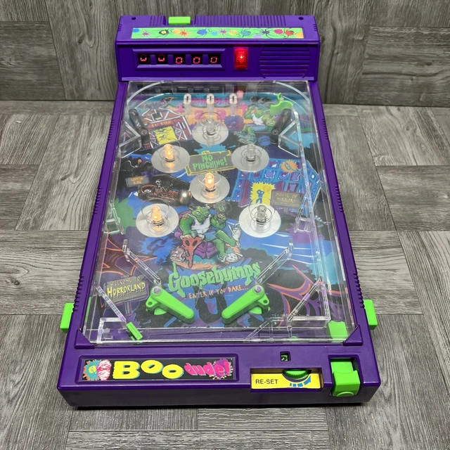 VTG 1996 Goosebumps Electronic Tabletop Pinball Game Machine TESTED WORKING