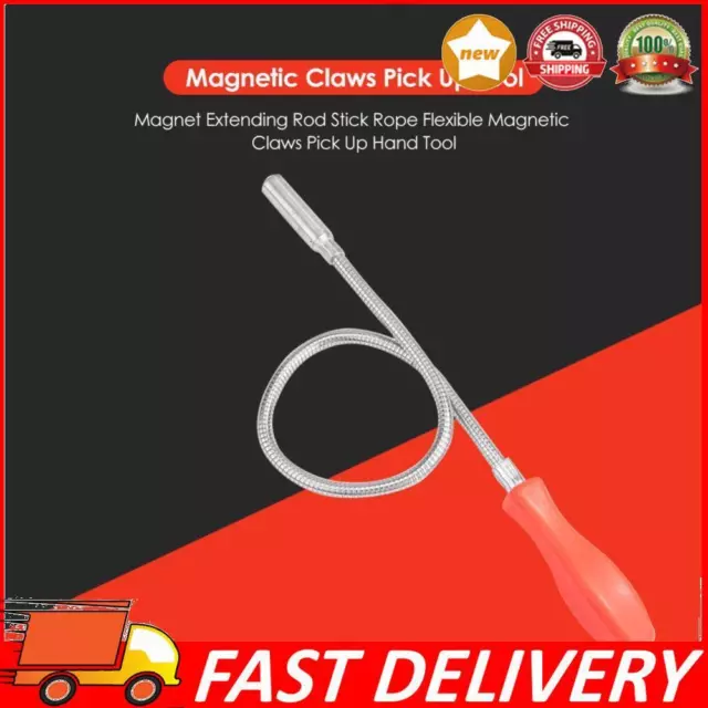 Magnetic Pickup Tool Flexible Retriever Stick Bendable for Screws Nuts Pins